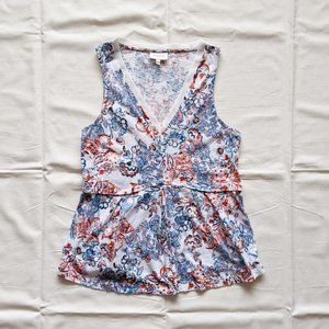 Deletta Amalia peplum tank